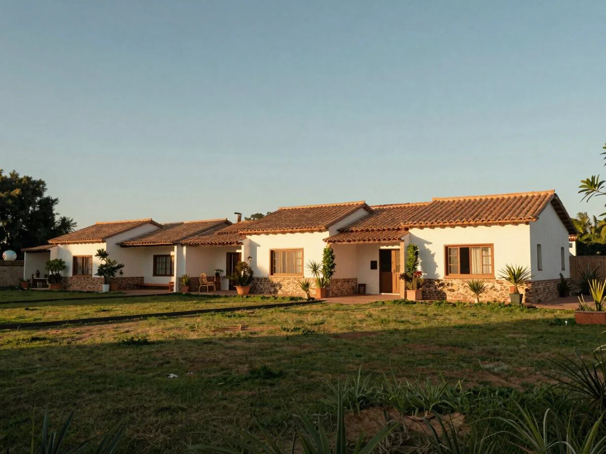 Viviendas tipo casa de Peñazul La Villa con jardín, arquitectura